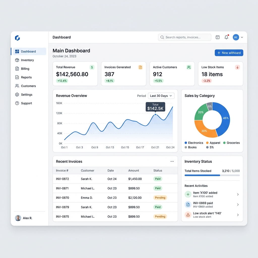 Custom Billing Software